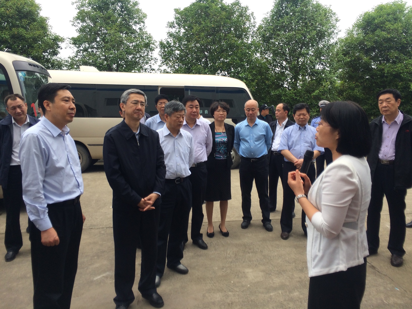 2015年5月6日上午,河南省委副书记邓凯一行20多人在河南省永城市