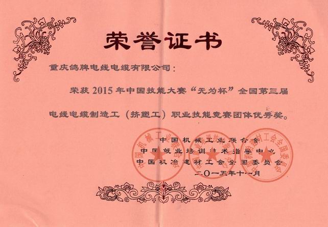 杯全国电线电缆v全国会考鸽牌落幕优秀成绩单交出时间聊城初中图片